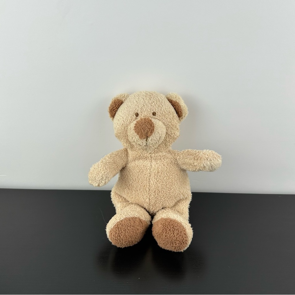 TY Pluffies Tan Brown Teddy Bear Small Mini Beige 8” Plush Stuffed Animal 2004